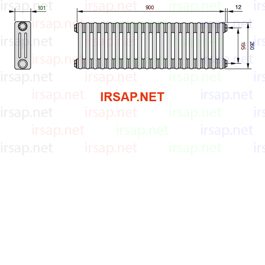 Радиатор IRSAP Tesi 30260/20 T02 CL 01